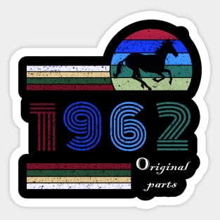 58 Years Old - Made in 1962 - 58th Birthday Men Women Sticker